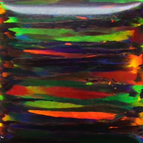 Crushed Opal - "Black-Gold Rainbow"/Premium Inlay Material for Jewelry, Woodwork, Furniture, Crafts and Hobbies