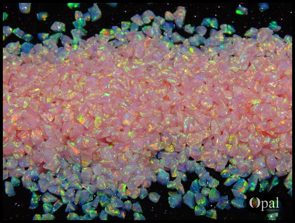 Copy Of Crushed Opal - Rose Pink /premium Inlay Material For Jewelry Woodwork Furniture Crafts And
