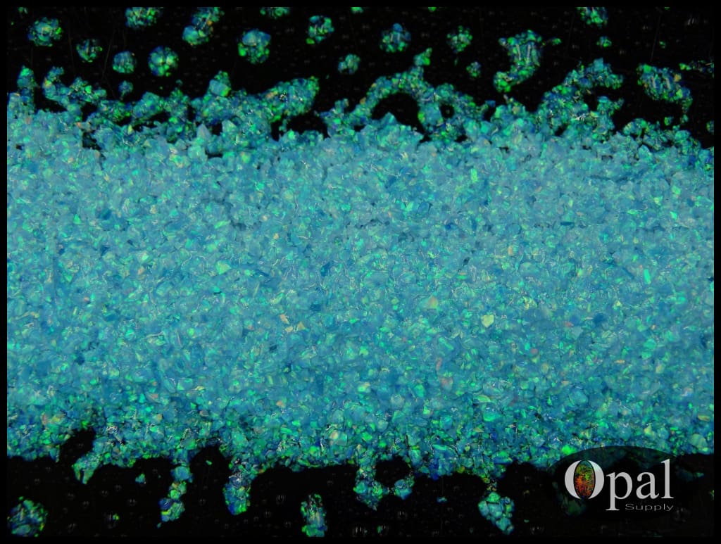 Crushed Opal - Aqua Blue /premium Inlay Material For Jewelry Woodwork Furniture Crafts And Hobbies