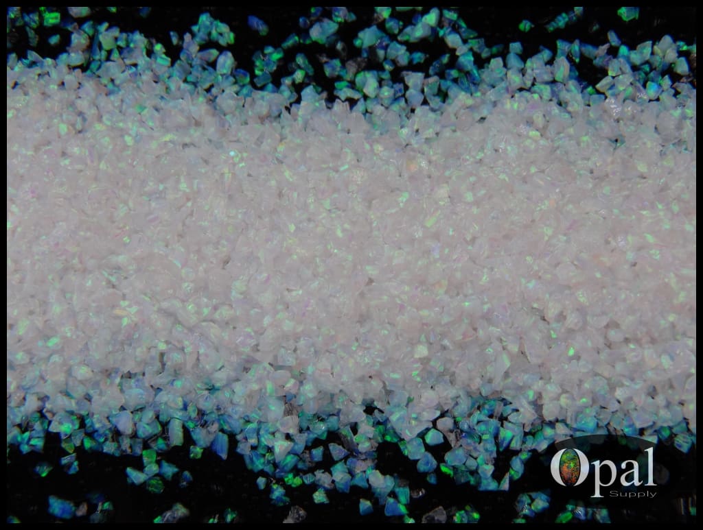 Crushed Opal - Green Ice /premium Inlay Material For Jewelry Woodwork Furniture Crafts And Hobbies