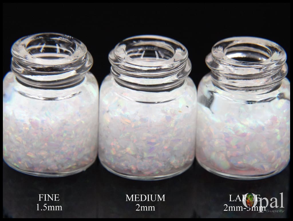 Crushed Opal - "Ice Fire" / Premium Inlay Material for Jewelry, Woodwork, Furniture, Crafts and Hobbies-OpalSupply