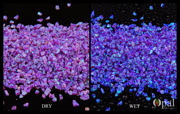 Crushed Opal - "Indigo"/Premium Inlay Material for Jewelry, Woodwork, Furniture, Crafts and Hobbies-OpalSupply