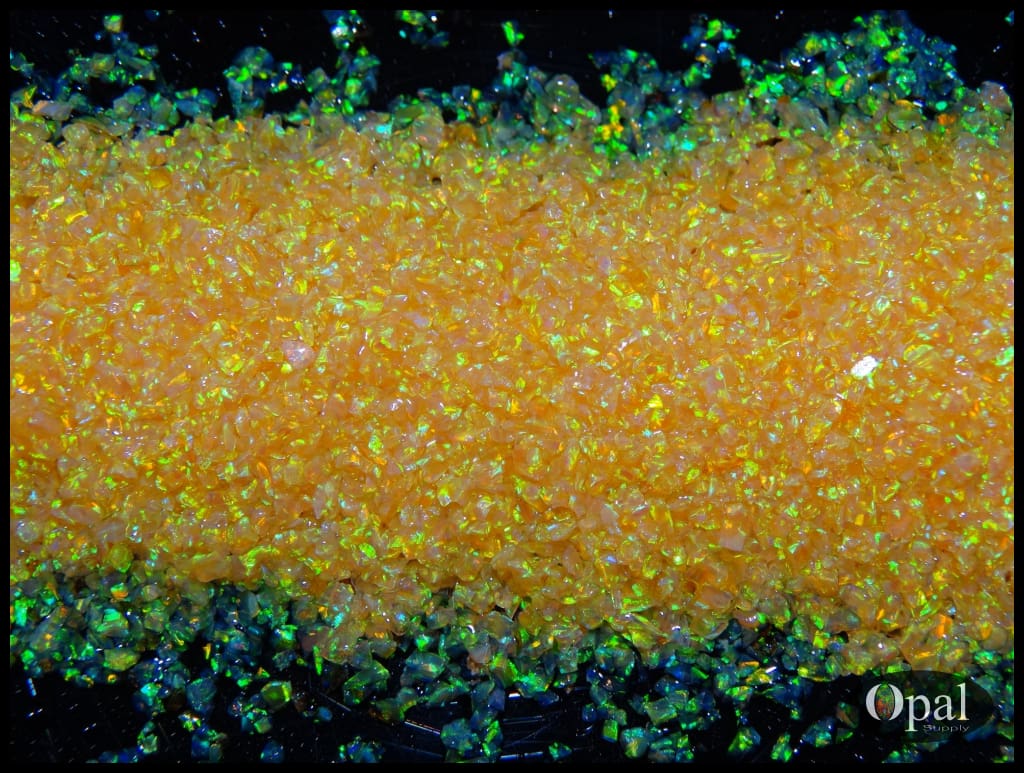 Crushed Opal - Lemon /premium Inlay Material For Jewelry Woodwork Furniture Crafts And Hobbies