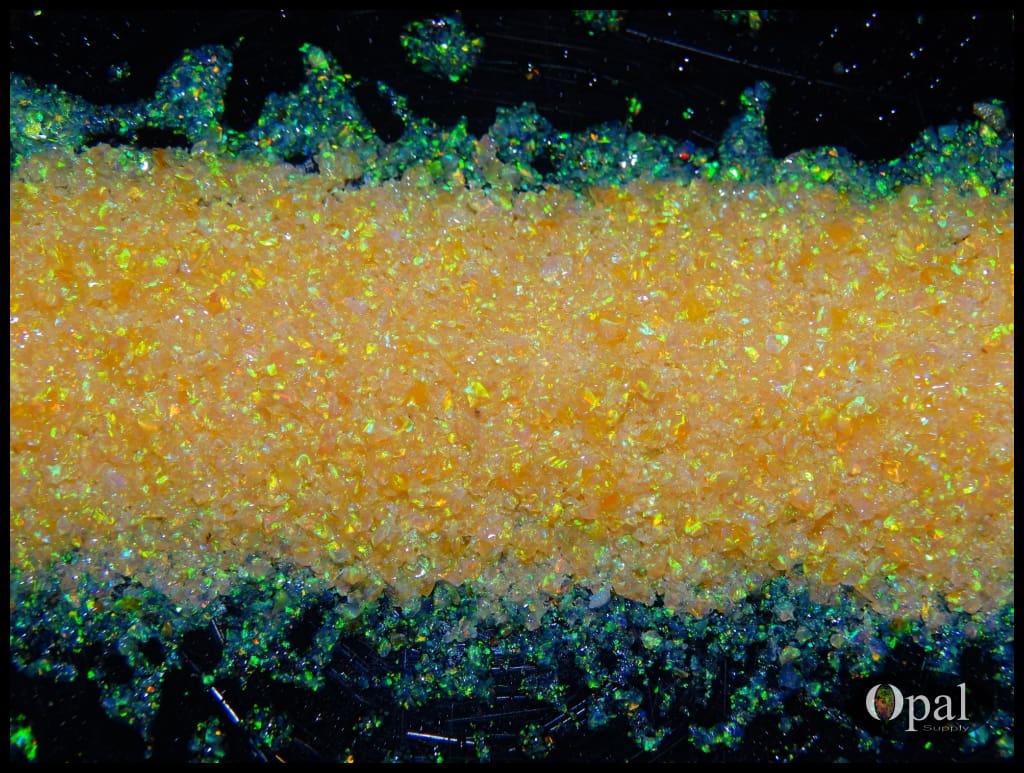 Crushed Opal - Lemon /premium Inlay Material For Jewelry Woodwork Furniture Crafts And Hobbies