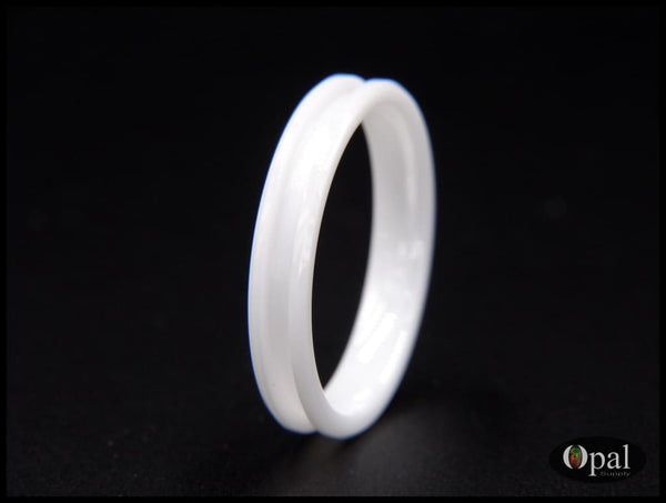 Ring Core Ceramic (White) Blank For Inlay