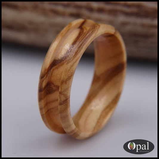Ring Core - Olivewood Blank for Inlay-OpalSupply