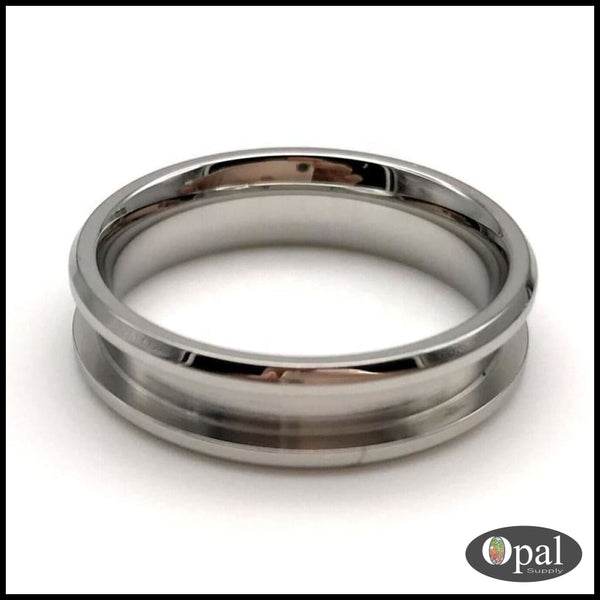 Ring Core Stainless Steel Blank For Inlay