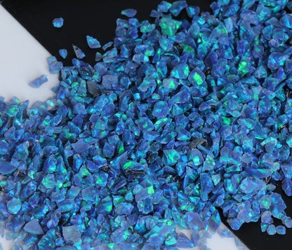 Crushed Opal - "Sky Blue"/Premium Inlay Material for Jewelry, Woodwork, Furniture, Crafts and Hobbies