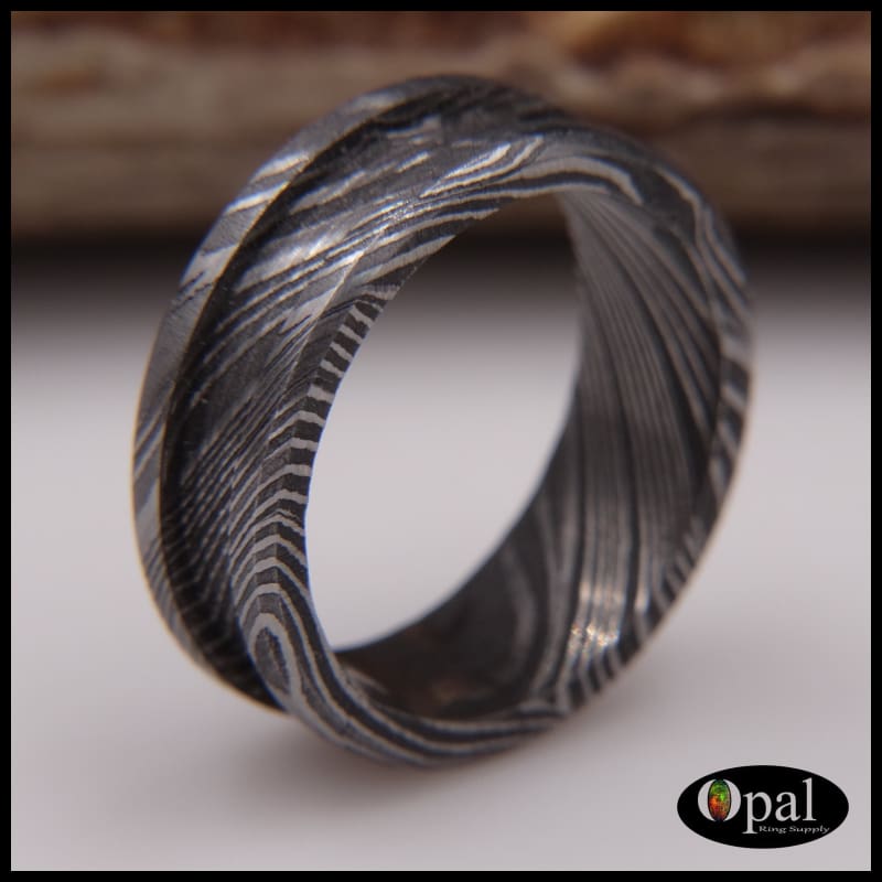 Ring Core Blank Damascus Carbon Steel for Inlay
