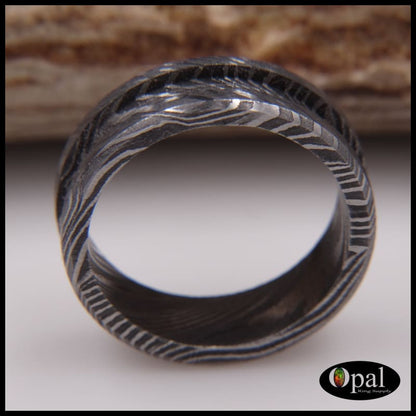Ring Core Blank Damascus Carbon Steel for Inlay