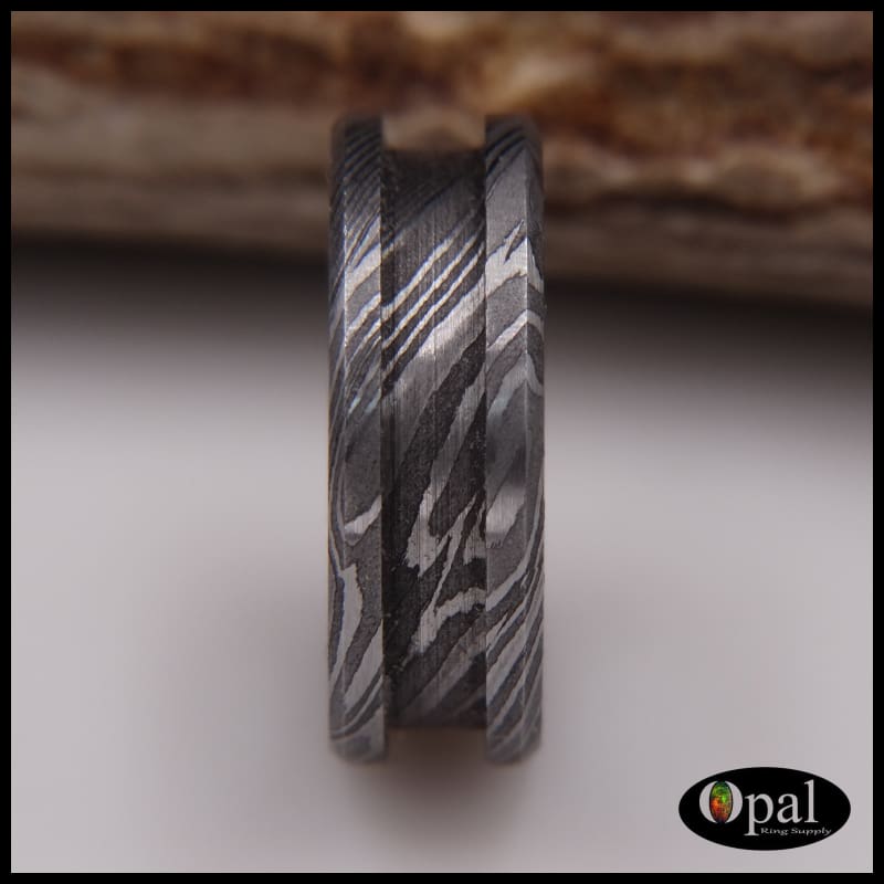 Ring Core Blank Damascus Carbon Steel for Inlay