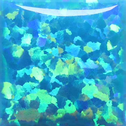 Crushed Opal - "Aqua Marine Blue" /Premium Inlay Material for Jewelry, Woodwork, Furniture, Crafts and Hobbies