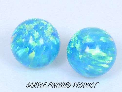 Crushed Opal - "Aqua Marine Blue" /Premium Inlay Material for Jewelry, Woodwork, Furniture, Crafts and Hobbies