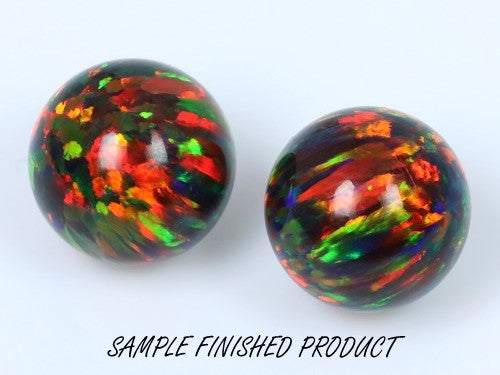 Crushed Opal - "Black-Gold Rainbow"/Premium Inlay Material for Jewelry, Woodwork, Furniture, Crafts and Hobbies