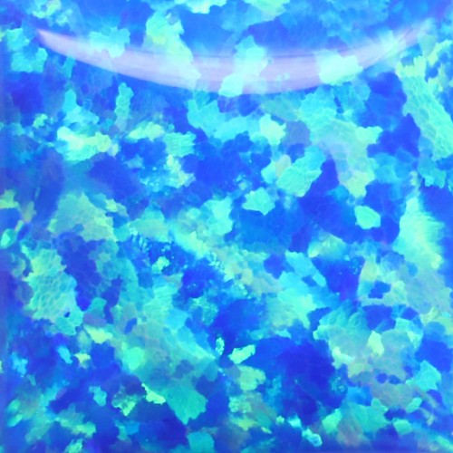 Crushed Opal - "Blue Ice" /Premium Inlay Material for Jewelry, Woodwork, Furniture, Crafts and Hobbies