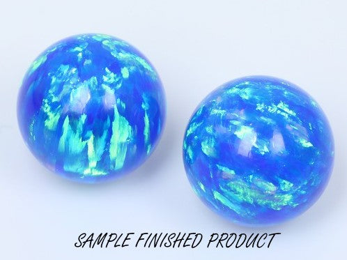 Crushed Opal - "Blue Ice" /Premium Inlay Material for Jewelry, Woodwork, Furniture, Crafts and Hobbies
