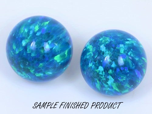Crushed Opal - "Blue Lagoon" /Premium Inlay Material for Jewelry, Woodwork, Furniture, Crafts and Hobbies