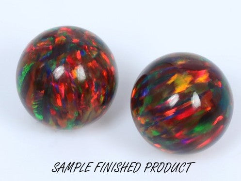 Crushed Opal - "Cherry Mix" /Premium Inlay Material for Jewelry, Woodwork, Furniture, Crafts and Hobbies