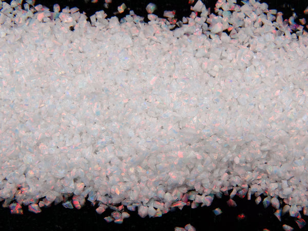 Crushed Opal - "Ice Rainbow" / Premium Inlay Material for Jewelry, Woodwork, Furniture, Crafts and Hobbies