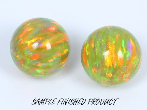 Crushed Opal - "Olive Gold"/Premium Inlay Material for Jewelry, Woodwork, Furniture, Crafts and Hobbies