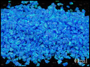 Crushed Opal - "Blue Ice" /Premium Inlay Material for Jewelry, Woodwork, Furniture, Crafts and Hobbies-OpalSupply