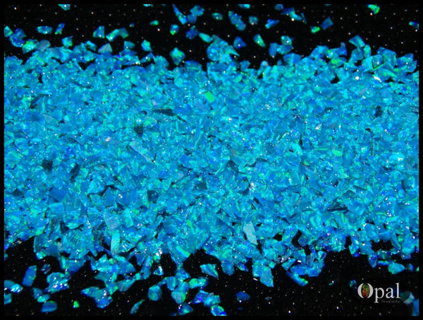Crushed Opal - Blue Lagoon /premium Inlay Material For Jewelry Woodwork Furniture Crafts And Hobbies