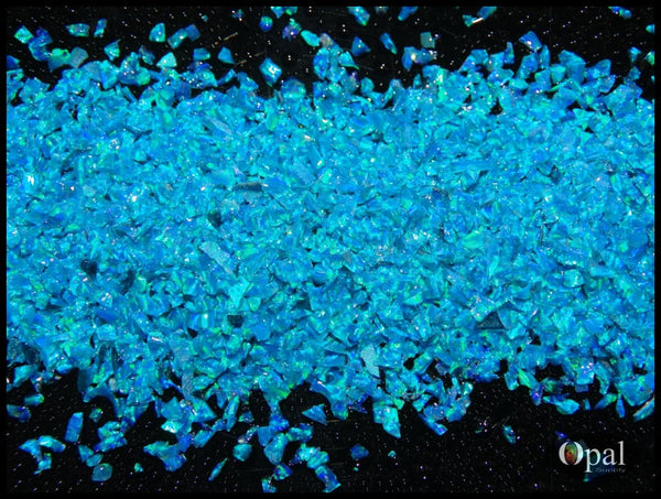 Crushed Opal - Blue Lagoon /premium Inlay Material For Jewelry Woodwork Furniture Crafts And Hobbies