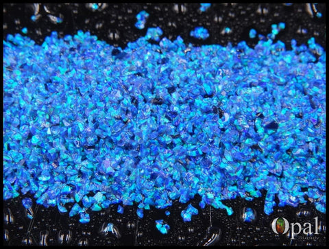 Crushed Opal - "Sky Blue"/Premium Inlay Material for Jewelry, Woodwork, Furniture, Crafts and Hobbies-OpalSupply