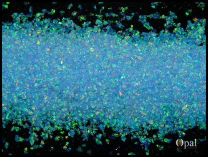 Crushed Opal - Cyan Blue /premium Inlay Material For Jewelry Woodwork Furniture Crafts And Hobbies