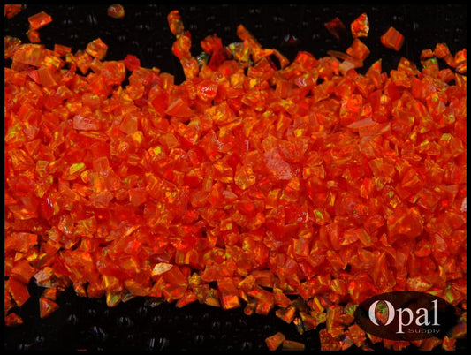 Crushed Opal - Fire Sky /premium Inlay Material For Jewelry Woodwork Furniture Crafts And Hobbies