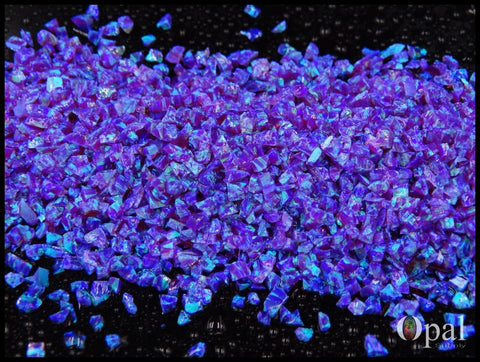 Crushed Opal - "Indigo"/Premium Inlay Material for Jewelry, Woodwork, Furniture, Crafts and Hobbies-OpalSupply