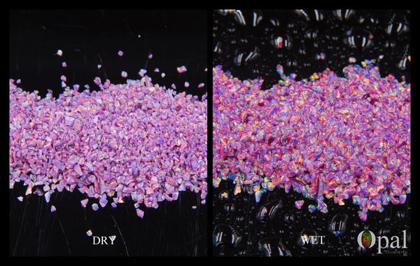 Crushed Opal - "Lavender Medley"/Premium Inlay Material for Jewelry, Woodwork, Furniture, Crafts and Hobbies-OpalSupply