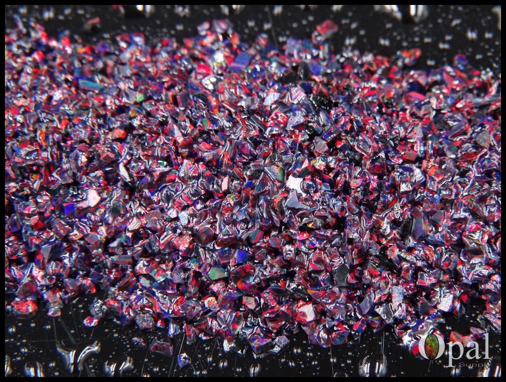 Crushed Opal - "Midnight"/Premium Inlay Material for Jewelry, Woodwork, Furniture, Crafts and Hobbies-OpalSupply
