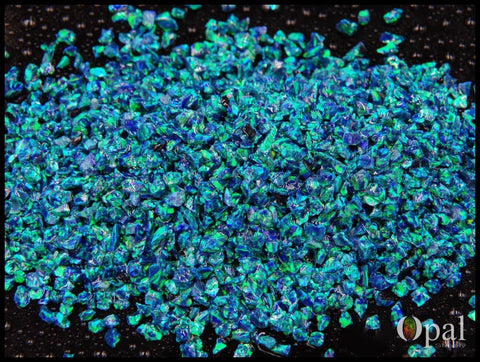 Crushed Opal - "Ocean Blue" /Premium Inlay Material for Jewelry, Woodwork, Furniture, Crafts and Hobbies-OpalSupply