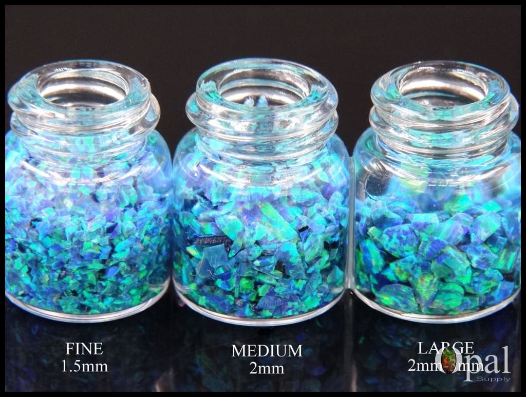 Crushed Opal - "Peacock"/Premium Inlay Material for Jewelry, Woodwork, Furniture, Crafts and Hobbies-OpalSupply