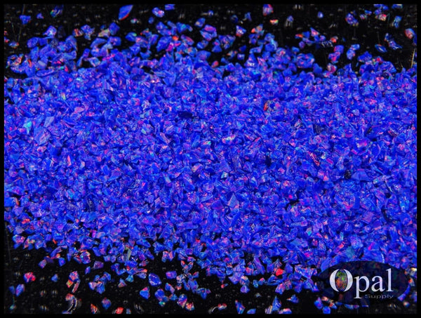 Crushed Opal - Van Gogh Blue /premium Inlay Material For Jewelry Woodwork Furniture Crafts And