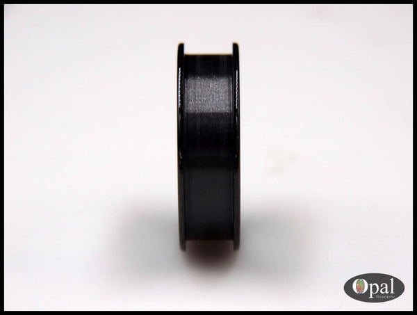 Ring Core Blank Flat Edge Ceramic (Black) for Inlay