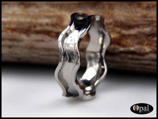 Ring Core Blank Titanium Clamshell Inlay
