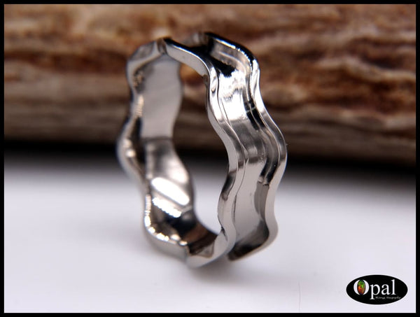 Ring Core Blank Titanium Clamshell Inlay