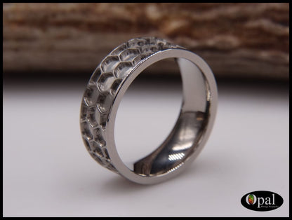 Ring Core Blank Titanium Honeycomb Inlay