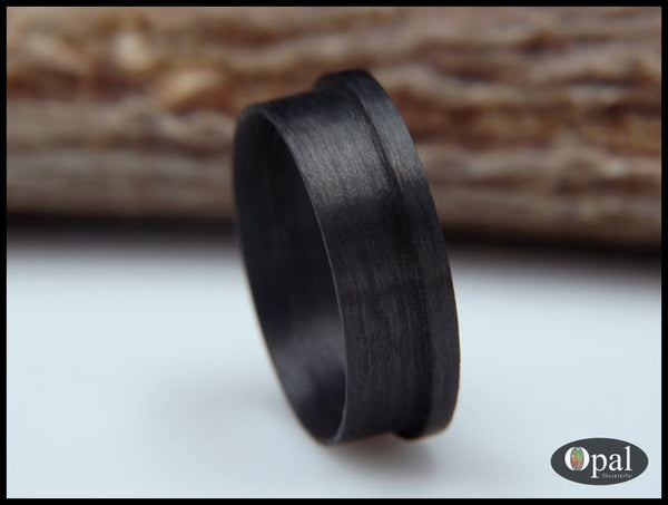 Ring Core Carbon Fiber Off-set for Inlay