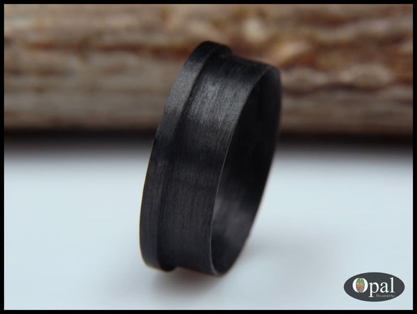 Ring Core Carbon Fiber Off-set for Inlay