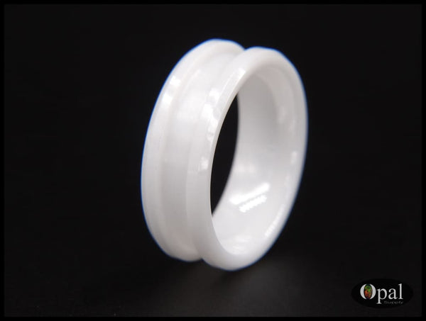 Ring Core Ceramic (White) Blank for Inlay-OpalSupply