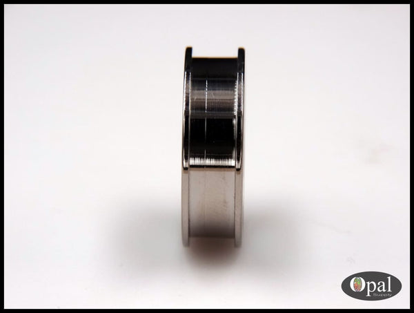 Ring Core Blank Titanium Flat Edge for Inlay