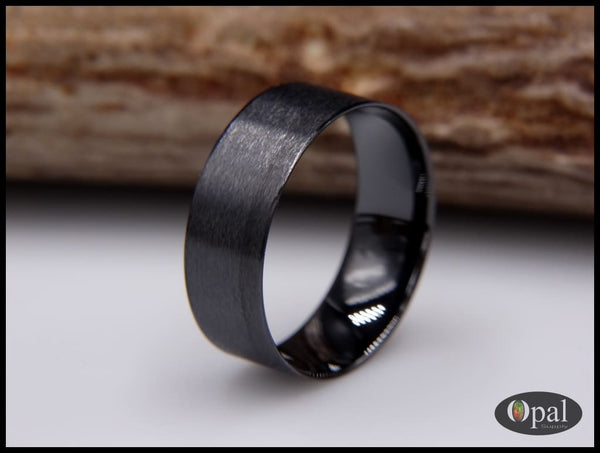 Ceramic ring blank inside liner core black
