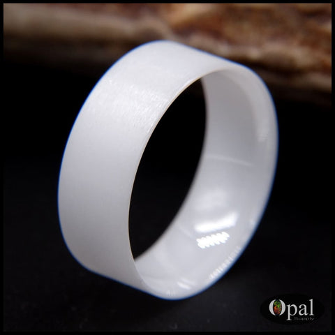 white ceramic ring blank