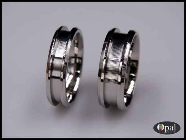 Ring Core Stainless Steel Blank For Inlay