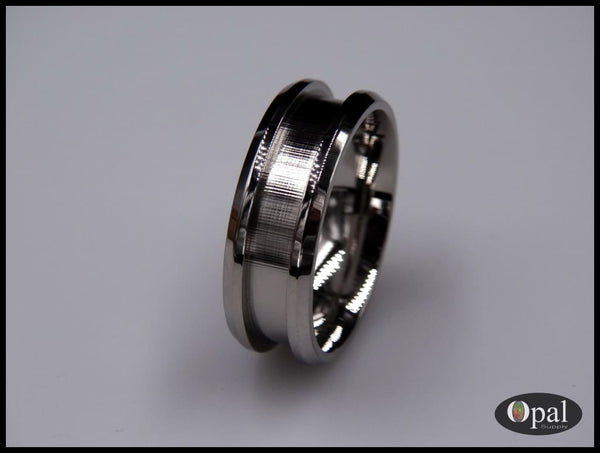 Ring Core Stainless Steel Blank For Inlay