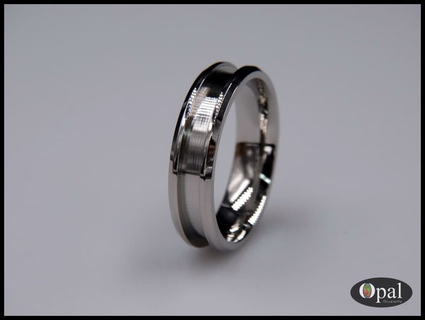 Ring Core Stainless Steel Blank For Inlay