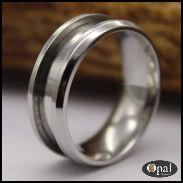 Ring Core Stainless Steel Blank For Inlay